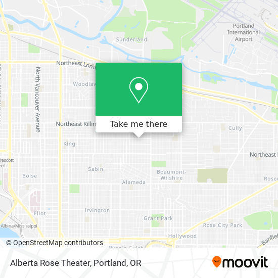 Mapa de Alberta Rose Theater