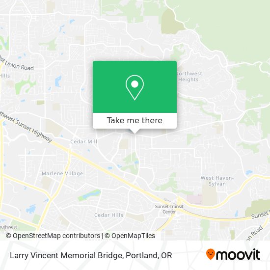 Mapa de Larry Vincent Memorial Bridge
