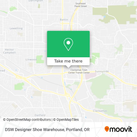 DSW Designer Shoe Warehouse map
