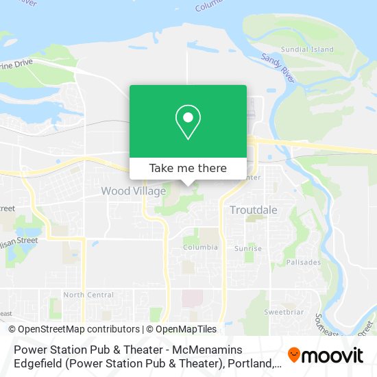 Power Station Pub & Theater - McMenamins Edgefield map
