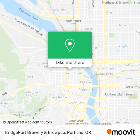 BridgePort Brewery & Brewpub map