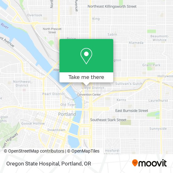 Mapa de Oregon State Hospital