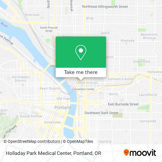 Holladay Park Medical Center map