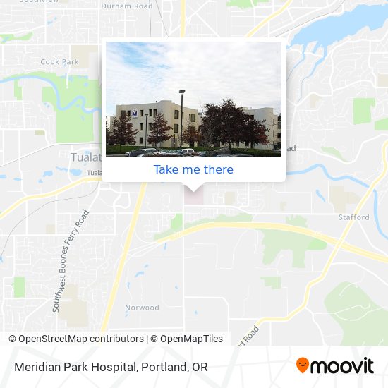 Mapa de Meridian Park Hospital