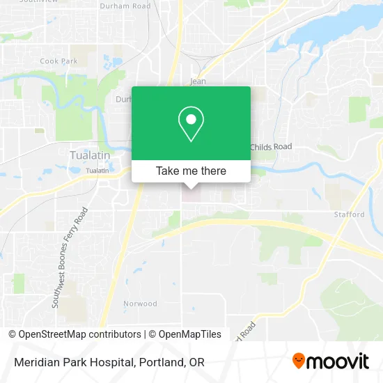Mapa de Meridian Park Hospital