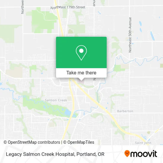 Mapa de Legacy Salmon Creek Hospital