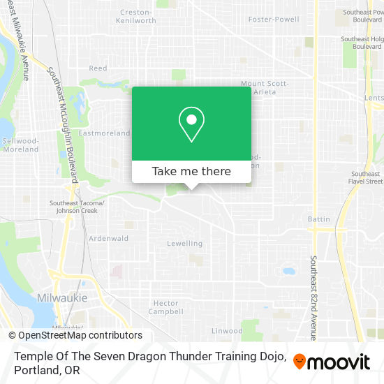 Temple Of The Seven Dragon Thunder Training Dojo map
