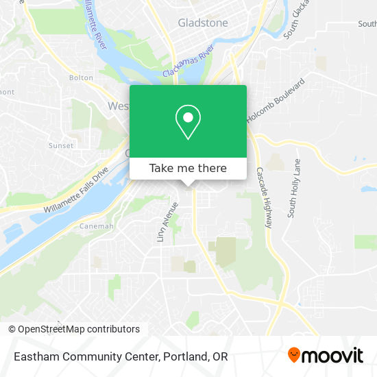 Eastham Community Center map