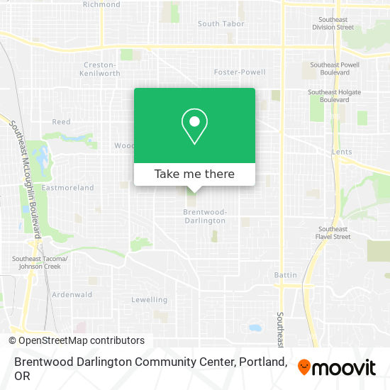 Mapa de Brentwood Darlington Community Center