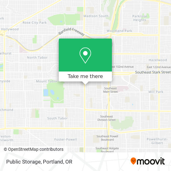 Public Storage map