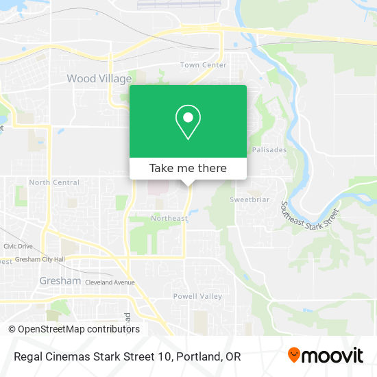 Mapa de Regal Cinemas Stark Street 10