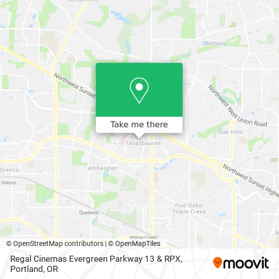 Regal Cinemas Evergreen Parkway 13 & RPX map