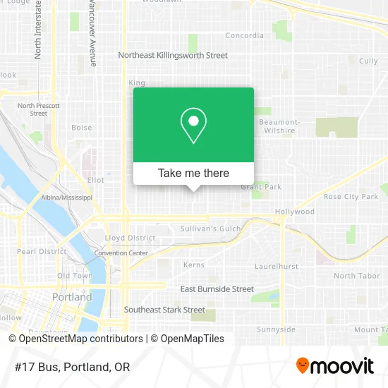 #17 Bus map