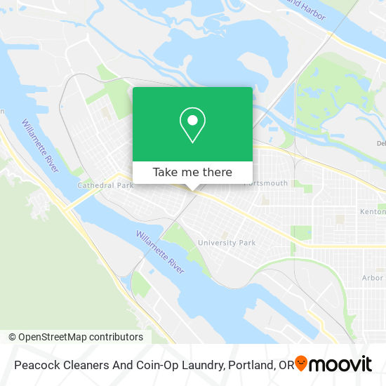 Peacock Cleaners And Coin-Op Laundry map