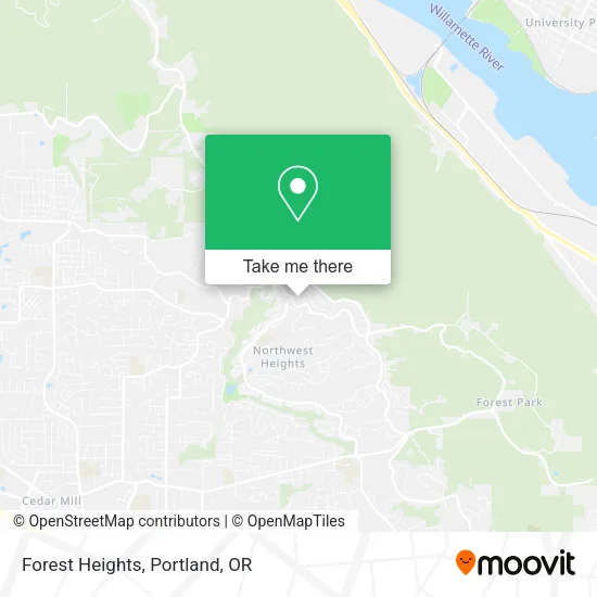 Forest Heights map