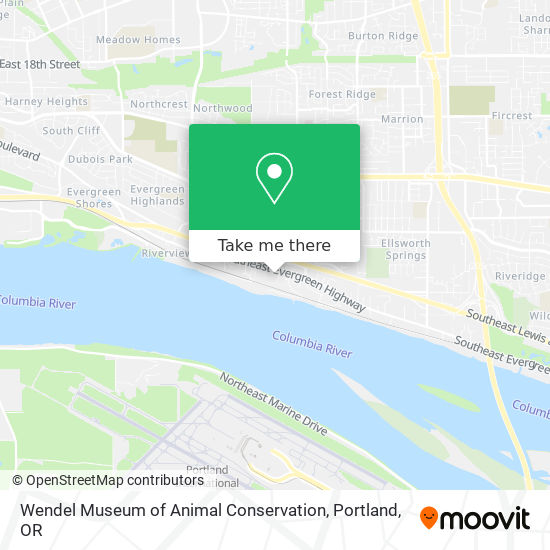 Mapa de Wendel Museum of Animal Conservation