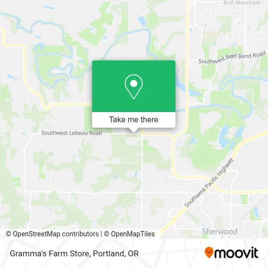 Gramma's Farm Store map