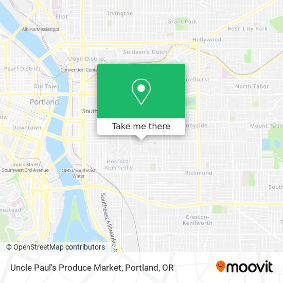 Mapa de Uncle Paul's Produce Market