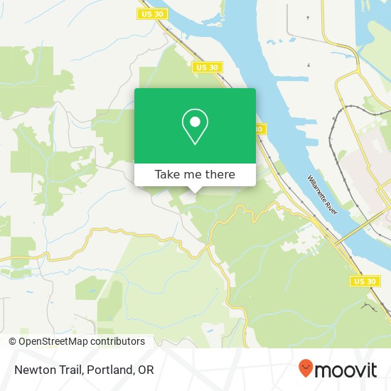 Mapa de Newton Trail