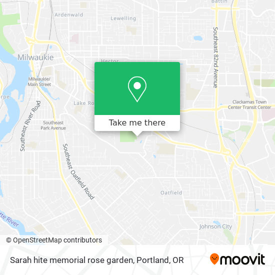 Mapa de Sarah hite memorial rose garden