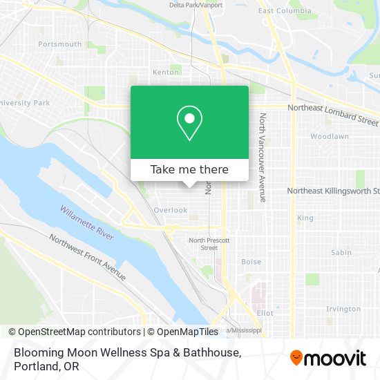 Mapa de Blooming Moon Wellness Spa & Bathhouse