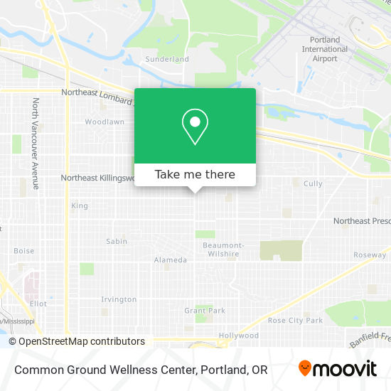 Common Ground Wellness Center map