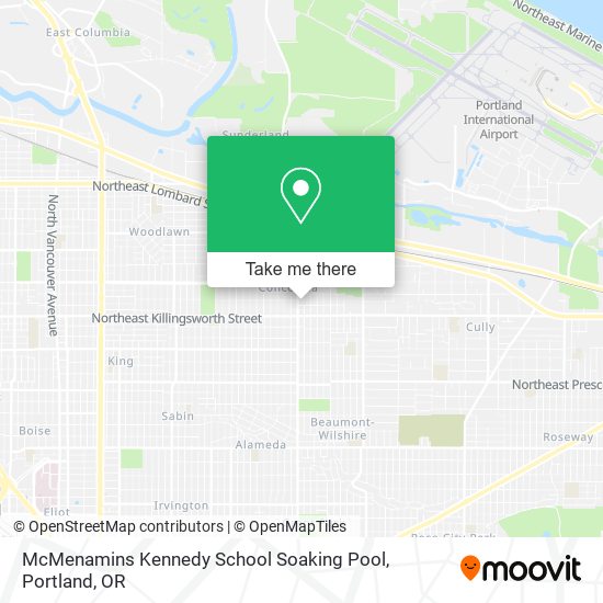 McMenamins Kennedy School Soaking Pool map