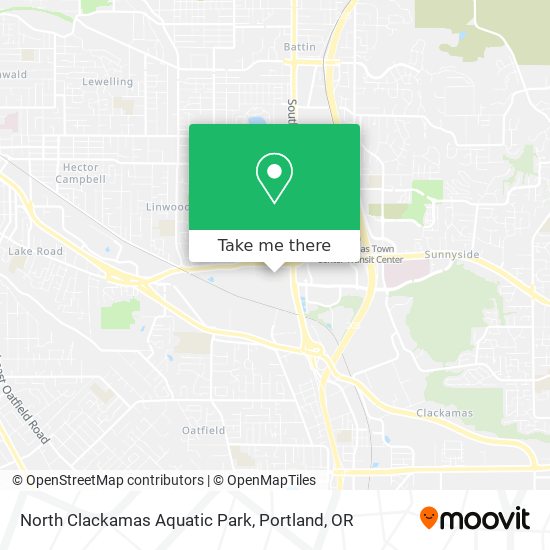 North Clackamas Aquatic Park map