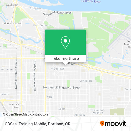 CBSeal Training Mobile map