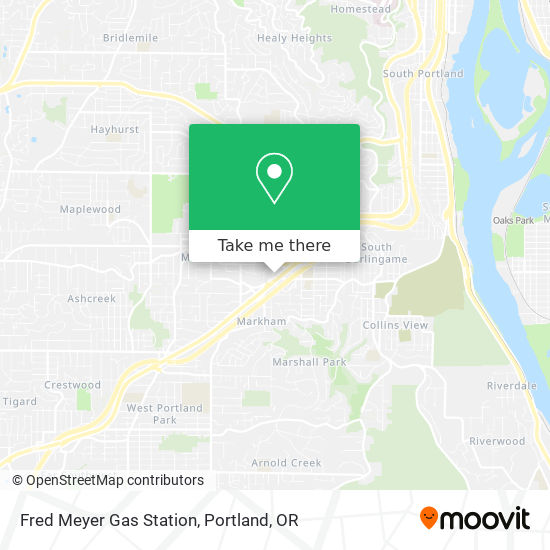 Mapa de Fred Meyer Gas Station