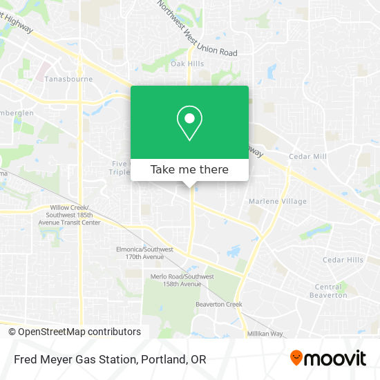 Mapa de Fred Meyer Gas Station