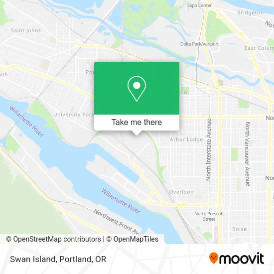 Mapa de Swan Island