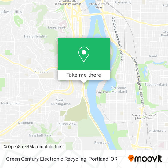 Green Century Electronic Recycling map