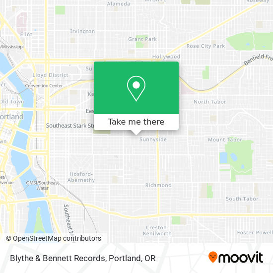 Blythe & Bennett Records map