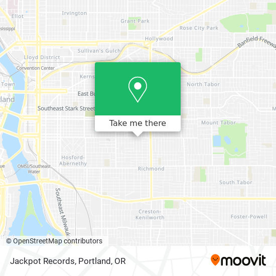 Jackpot Records map