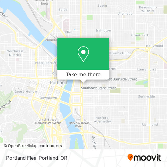 Mapa de Portland Flea