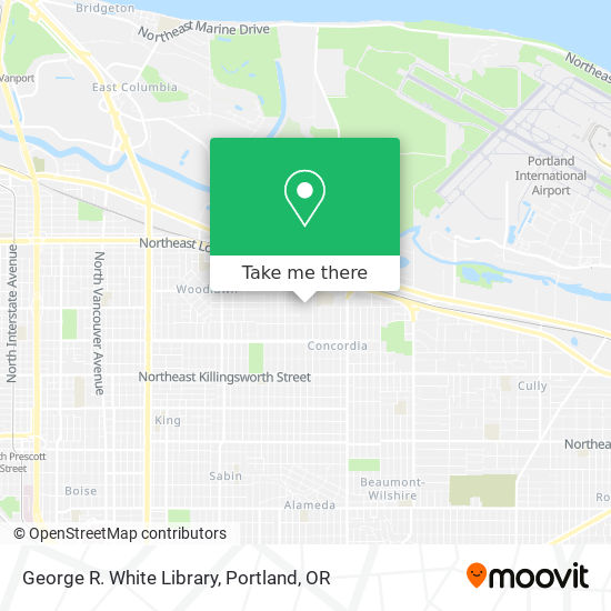 George R. White Library map