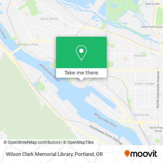 Wilson Clark Memorial Library map