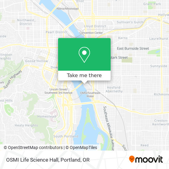 OSMI Life Science Hall map