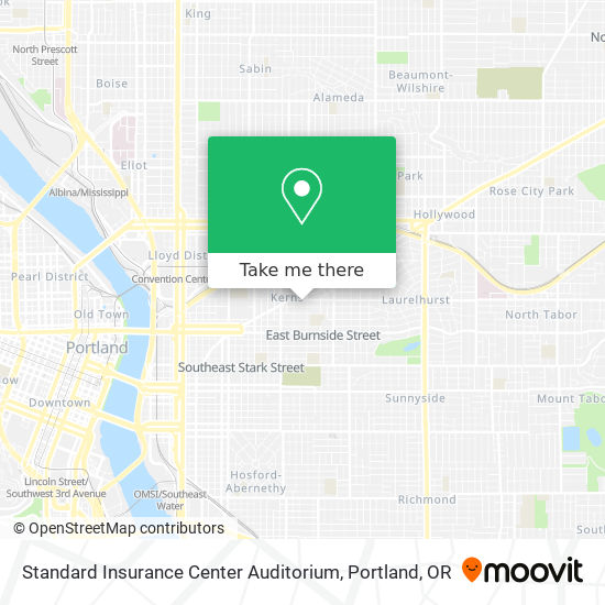 Standard Insurance Center Auditorium map