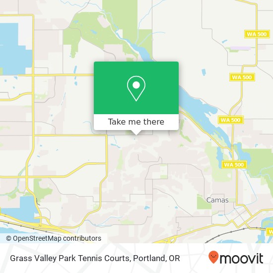 Mapa de Grass Valley Park Tennis Courts