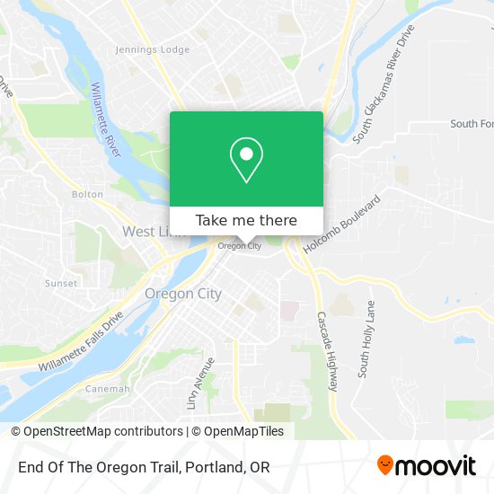 Mapa de End Of The Oregon Trail