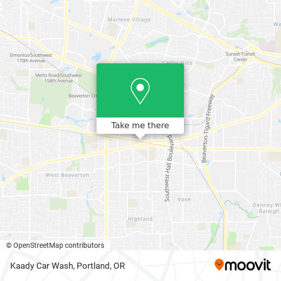 Kaady Car Wash map