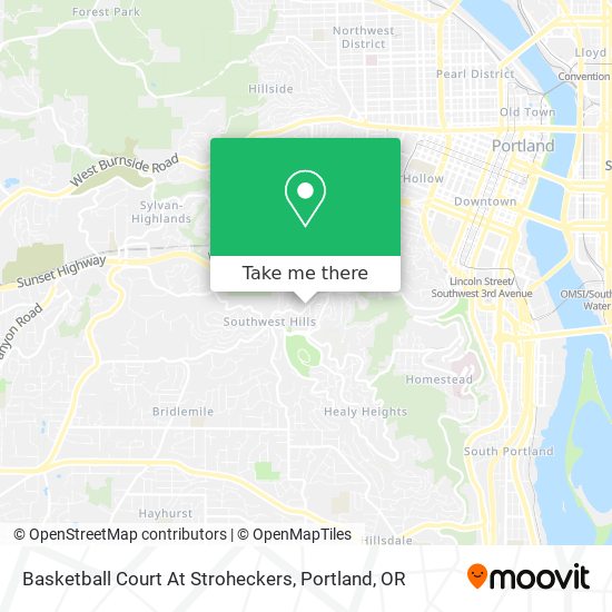 Mapa de Basketball Court At Stroheckers