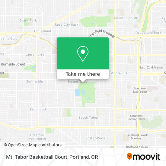 Mt. Tabor Basketball Court map