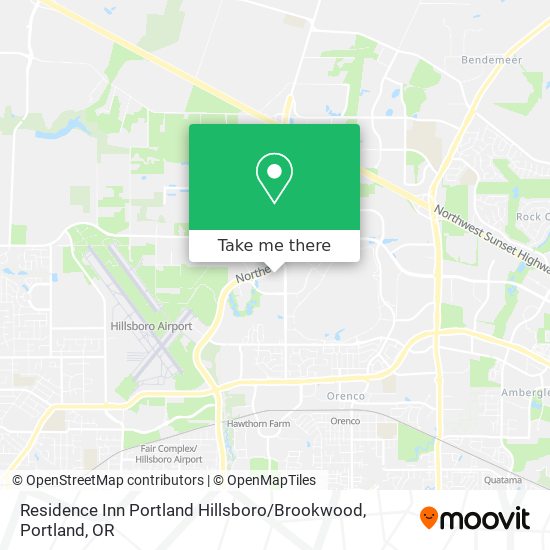 Residence Inn Portland Hillsboro / Brookwood map