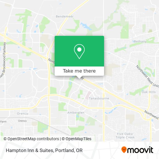 Hampton Inn & Suites map
