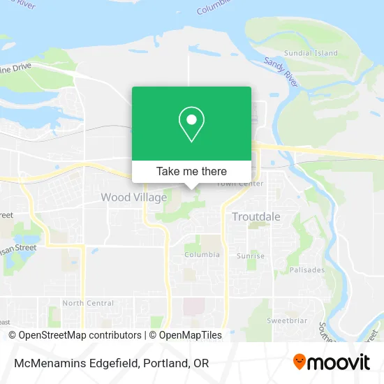 McMenamins Edgefield map