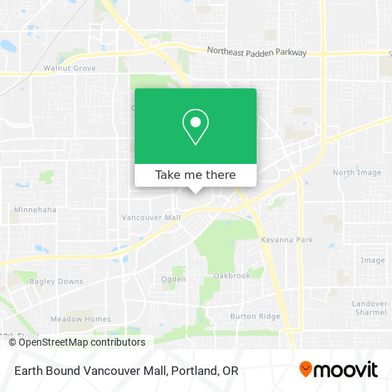 Mapa de Earth Bound Vancouver Mall