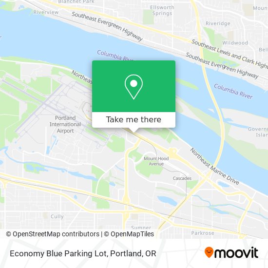 Economy Blue Parking Lot map